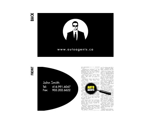 Auto Agents Business Cards