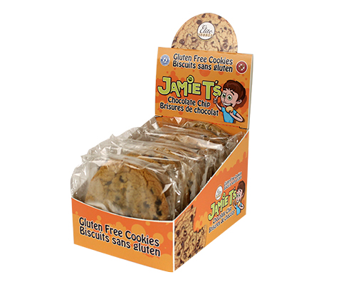 Jamie T's 4" Chocolate Chip Cookie Retail Box for Elite Sweets